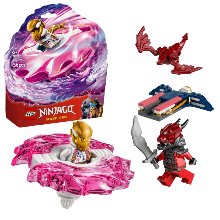 LEGO Ninjago - Sora\'s Draak Spinjitzu Spinner (71824) in de groep SPEELGOED, KINDER- & BABYPRODUCTEN / Speelgoed / Figuren, Miniaturen & accessoires bij TP E-commerce Nordic AB (D12345)