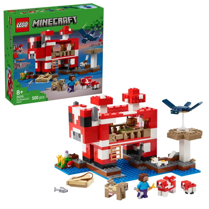 LEGO Minecraft - Mooshroom Huis (21270) in de groep SPEELGOED, KINDER- & BABYPRODUCTEN / Speelgoed / Bouwspeelgoed / Lego bij TP E-commerce Nordic AB (D12375)