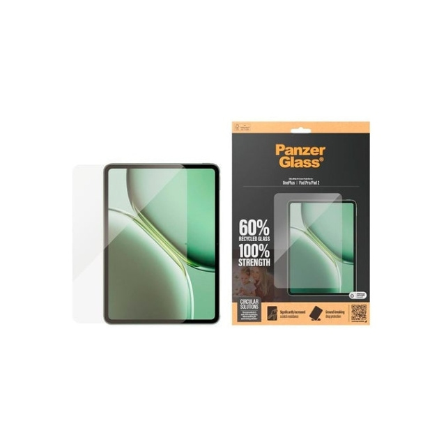 PanzerGlass Screen Protector - OnePlus Pad Pro/Pad 2 in de groep SMARTPHONE & TABLETS / Tablet bescherming bij TP E-commerce Nordic AB (D12380)