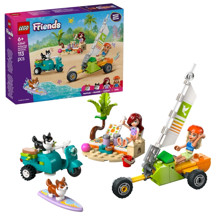 LEGO LEGO Vrienden - Surfende honden en scooteravontuur (42641) in de groep SPEELGOED, KINDER- & BABYPRODUCTEN / Speelgoed / Bouwspeelgoed / Lego bij TP E-commerce Nordic AB (D12414)