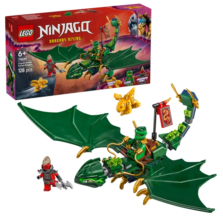 LEGO Ninjago - Lloyd\'s Groene Woud Draak (71829) in de groep SPEELGOED, KINDER- & BABYPRODUCTEN / Speelgoed / Bouwspeelgoed / Lego bij TP E-commerce Nordic AB (D12415)