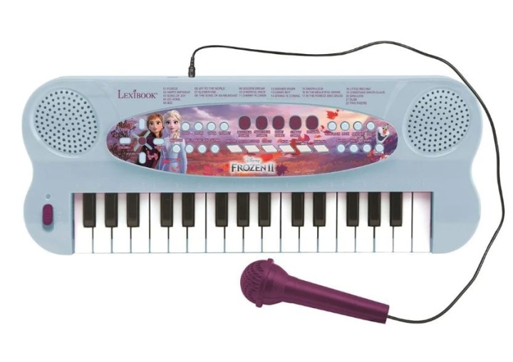 Lexibook Disney Frozen - Elektronisch keyboard met microfoon (32 toetsen) (K703FZ) in de groep SPEELGOED, KINDER- & BABYPRODUCTEN / Muziek, Zang en afbeelingen / Muziekinstrumenten bij TP E-commerce Nordic AB (D12446)