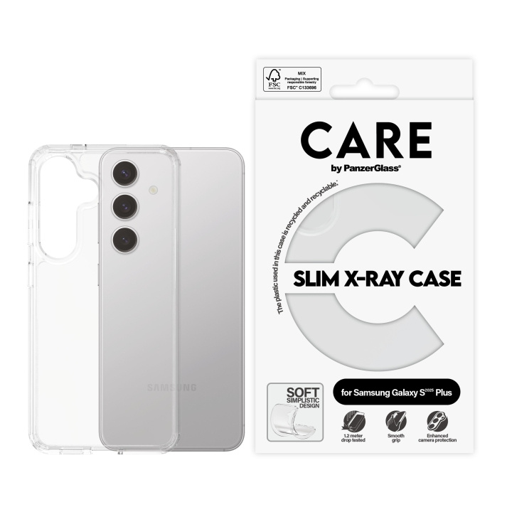 CARE by PanzerGlass - Modieus hoesje Transparant X-Ray Soft Basic Samsung Galaxy S25 Plus Plus in de groep SMARTPHONE & TABLETS / Mobielbescherming / Samsung bij TP E-commerce Nordic AB (D12462)