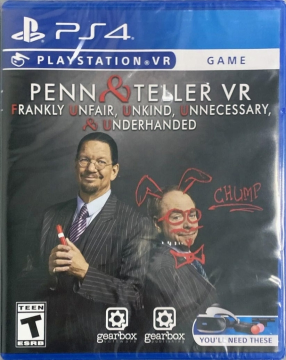 Penn & Teller VR: Frankly Unfair (Import) (PS4) in de groep HOME ELECTRONICS / Spelconsoles en accessoires / Sony PlayStation 4 / Spel bij TP E-commerce Nordic AB (D12478)