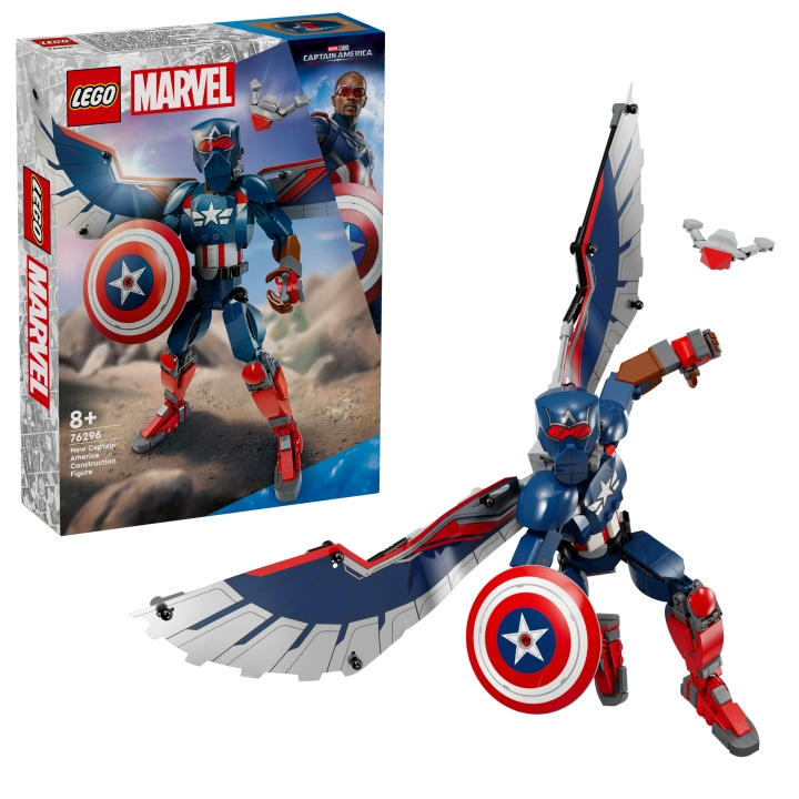 LEGO Superhelden - Captain America Bouwfiguur (76296) in de groep SPEELGOED, KINDER- & BABYPRODUCTEN / Speelgoed / Bouwspeelgoed / Lego bij TP E-commerce Nordic AB (D12508)