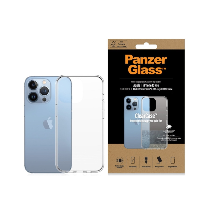 PanzerGlass ClearCase iPhone 13 Pro - Transparant in de groep SMARTPHONE & TABLETS / Mobielbescherming / Apple / iPhone 13 Pro bij TP E-commerce Nordic AB (D12554)