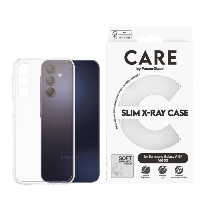 CARE by PanzerGlass - Etui - Transparant - Samsung Galaxy A15/A15 5G in de groep SMARTPHONE & TABLETS / Mobielbescherming / Samsung bij TP E-commerce Nordic AB (D12579)