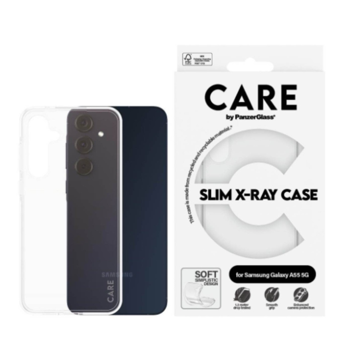 CARE by PanzerGlass - Etui - Samsung A55 5G in de groep SMARTPHONE & TABLETS / Mobielbescherming / Samsung bij TP E-commerce Nordic AB (D12585)