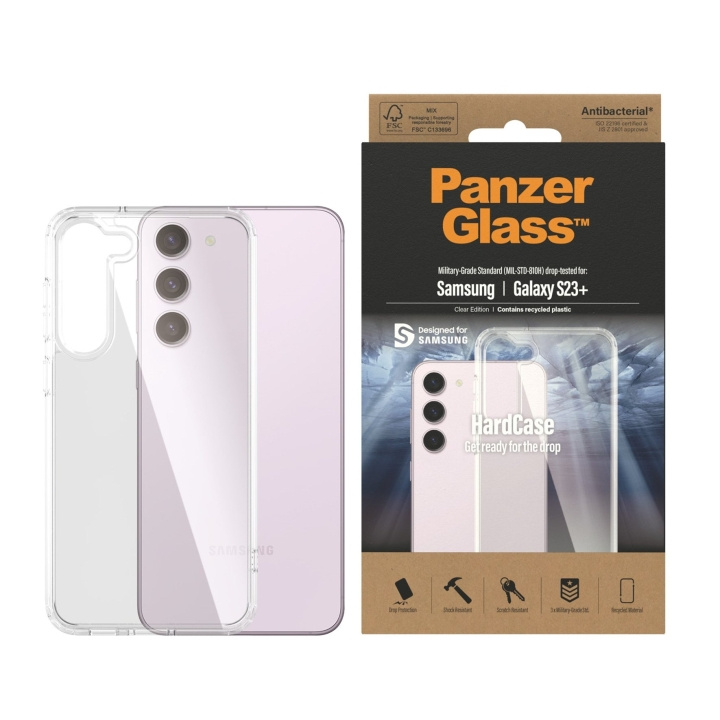 PanzerGlass HardCase - Samsung Galaxy S23 Plus - Transparant in de groep SMARTPHONE & TABLETS / Mobielbescherming / Samsung bij TP E-commerce Nordic AB (D12587)