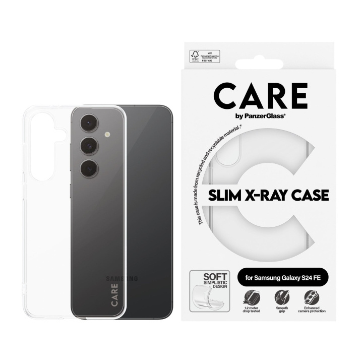 CARE by PanzerGlass Hoesje - Transparant - Samsung Galaxy S23 FE in de groep SMARTPHONE & TABLETS / Mobielbescherming / Samsung bij TP E-commerce Nordic AB (D12591)