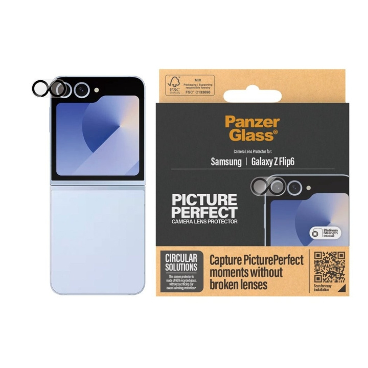 PanzerGlass Lensbescherming - Samsung Galaxy Z Flip6 in de groep SMARTPHONE & TABLETS / Mobielbescherming / Samsung bij TP E-commerce Nordic AB (D12599)