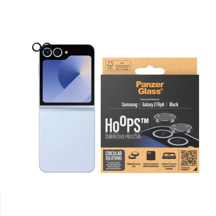 PanzerGlass HOOPS - Lensbescherming - Samsung Galaxy Z Flip6 in de groep SMARTPHONE & TABLETS / Mobielbescherming / Samsung bij TP E-commerce Nordic AB (D12600)