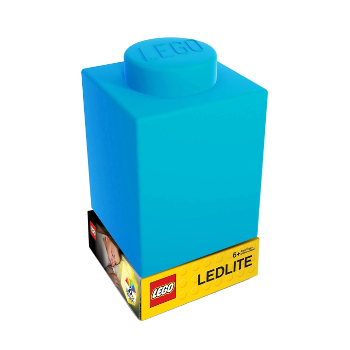 LEGO LED LEGO - Siliconenbouwsteen - Nachtlampje met LED - Blauw in de groep SPEELGOED, KINDER- & BABYPRODUCTEN / Kinderkamer / Babylampen / Nachtlampen bij TP E-commerce Nordic AB (D12727)