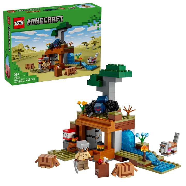 LEGO Minecraft - De gordeldiermijn expeditie (21269) in de groep SPEELGOED, KINDER- & BABYPRODUCTEN / Speelgoed / Bouwspeelgoed / Lego bij TP E-commerce Nordic AB (D12735)