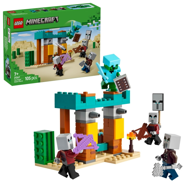 LEGO Minecraft - De Illager Woestijnpatrouille (21267) in de groep SPEELGOED, KINDER- & BABYPRODUCTEN / Speelgoed / Bouwspeelgoed / Lego bij TP E-commerce Nordic AB (D12741)