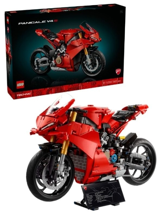 LEGO Technic - Ducati Panigale V4 S Motorfiets (42202) in de groep SPEELGOED, KINDER- & BABYPRODUCTEN / Speelgoed / Bouwspeelgoed / Lego bij TP E-commerce Nordic AB (D12745)