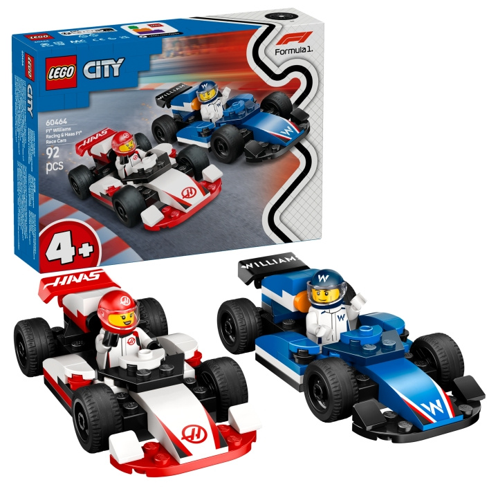 LEGO LEGO City - F1® Williams Racing & Haas F1® Raceauto\'s (60464) in de groep SPEELGOED, KINDER- & BABYPRODUCTEN / Speelgoed / Bouwspeelgoed / Lego bij TP E-commerce Nordic AB (D12747)