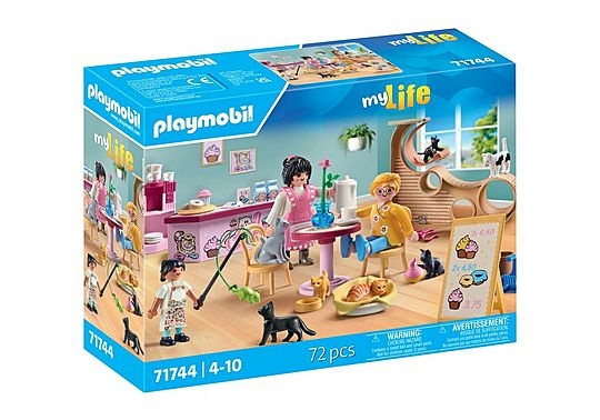 Playmobil Kattencafé (71744) in de groep SPEELGOED, KINDER- & BABYPRODUCTEN / Speelgoed / Speelset bij TP E-commerce Nordic AB (D12792)