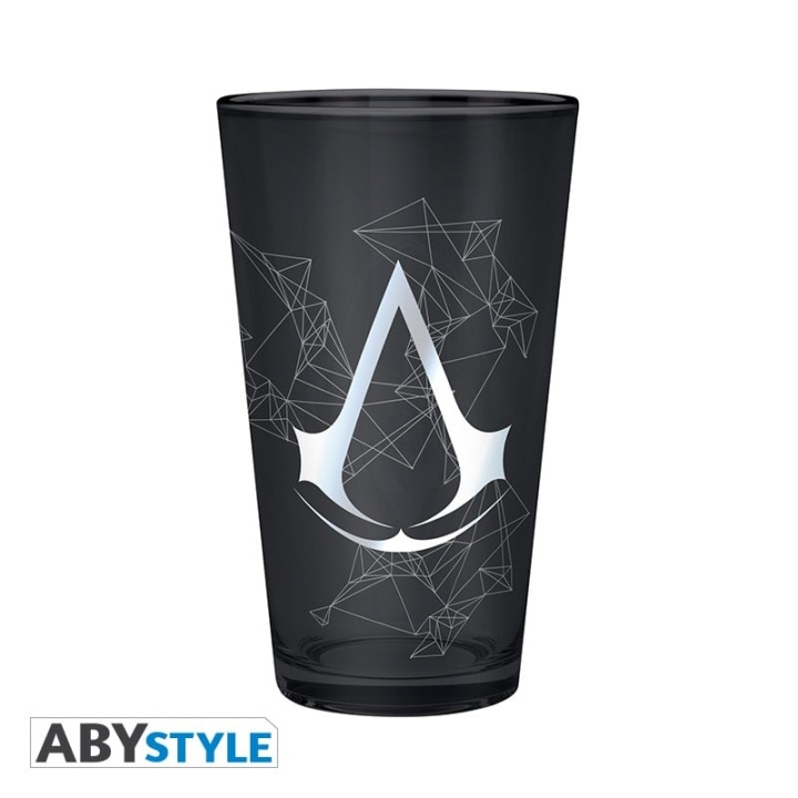 Abysse ASSASSIN\'S CREED - XXL-glas - 400 ml - Assassin - Folie x2 in de groep SPORT, VRIJE TIJD & HOBBY / Leuke dingen / Bekers bij TP E-commerce Nordic AB (D12810)