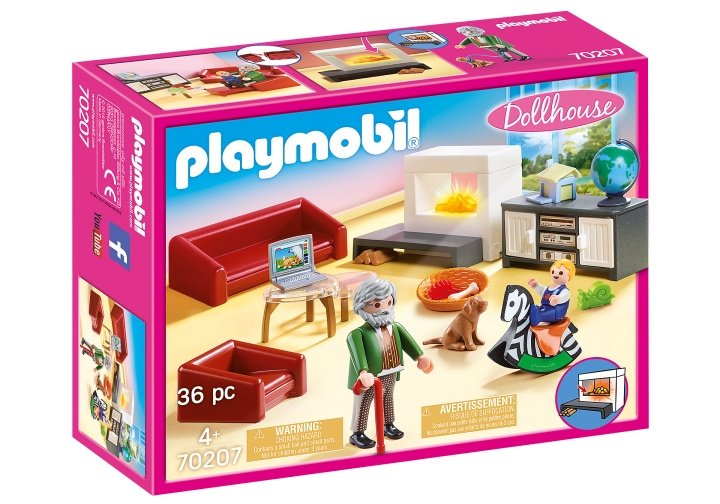 Playmobil Comfortabele woonkamer (70207) in de groep SPEELGOED, KINDER- & BABYPRODUCTEN / Speelgoed / Speelset bij TP E-commerce Nordic AB (D12847)