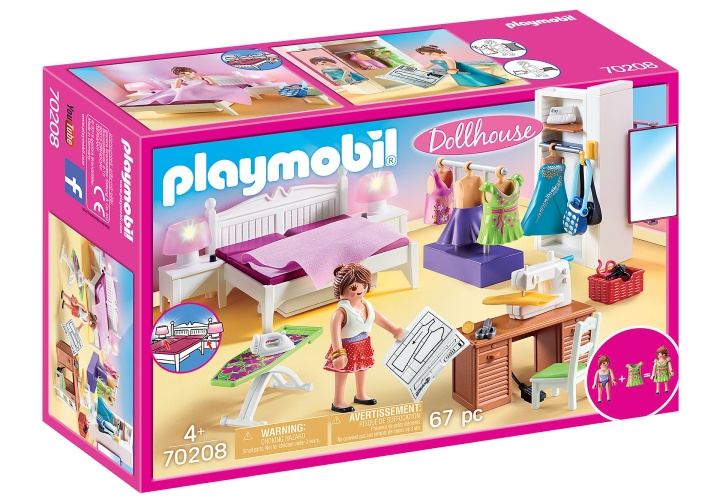 Playmobil Slaapkamer met naaihoek (70208) in de groep SPEELGOED, KINDER- & BABYPRODUCTEN / Speelgoed / Speelset bij TP E-commerce Nordic AB (D12848)