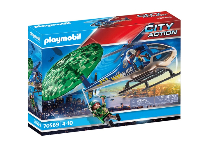 Playmobil Politiehelikopter - Parachute achtervolging (70569) in de groep SPEELGOED, KINDER- & BABYPRODUCTEN / Speelgoed / Speelset bij TP E-commerce Nordic AB (D12850)