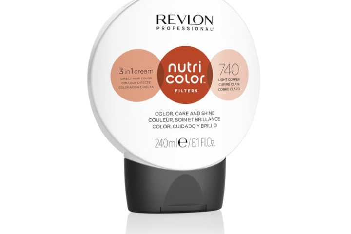 Revlon Nutri Kleurfilters Toning 240 ml - 740 Licht Koper in de groep BEAUTY & HEALTH / Haar & Styling / Haarverzorging / Haarverf bij TP E-commerce Nordic AB (D12859)