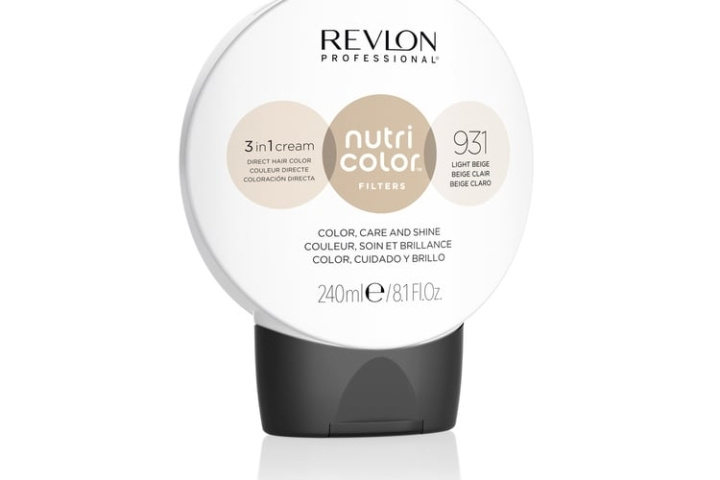 Revlon Nutri Kleurfilters Toning 240 ml - 931 Licht Beige in de groep BEAUTY & HEALTH / Haar & Styling / Haarverzorging / Haarverf bij TP E-commerce Nordic AB (D12860)