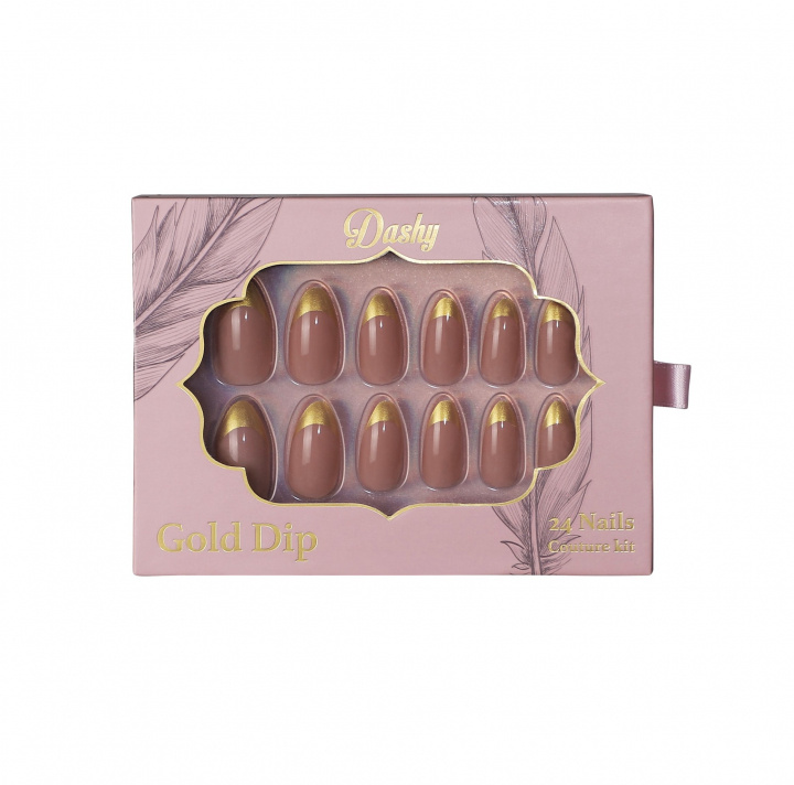 Dashy Nagels - Gouden dip in de groep BEAUTY & HEALTH / Manicure/pedicure / Nagelbehandeling bij TP E-commerce Nordic AB (D12893)