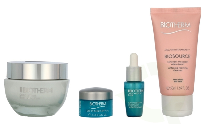 Biotherm Cera Repair Set 112 ml Face Cream 50ml/Cleansing Mousse 50ml/Facial Serum 7ml/Eye Contour Cream 5ml in de groep BEAUTY & HEALTH / Huidsverzorging / Gezicht / Huidserum bij TP E-commerce Nordic AB (D13013)