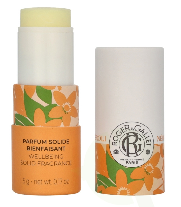 Roger & Gallet Neroli Wellbeing Solid Fragrance Stick 5 g in de groep BEAUTY & HEALTH / Huidsverzorging / Gezicht bij TP E-commerce Nordic AB (D13024)