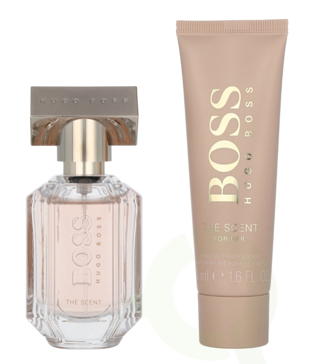 Hugo Boss The Scent For Her Giftset 80 ml Edp Spray 30ml/Body Lotion 50ml in de groep BEAUTY & HEALTH / Cadeausets / Cadeausets voor haar bij TP E-commerce Nordic AB (D13079)