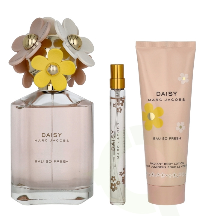 Marc Jacobs Daisy Eau So Fresh Giftset 210 ml Edt Spray 125ml/Body Lotion 75ml/Edt Spray 10ml in de groep BEAUTY & HEALTH / Cadeausets / Cadeausets voor haar bij TP E-commerce Nordic AB (D13107)