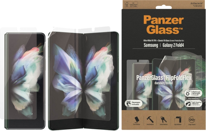 PanzerGlass beschermfolie, Samsung Galaxy Z Fold4 5G / Fold5 5G in de groep SMARTPHONE & TABLETS / Mobielbescherming / Samsung bij TP E-commerce Nordic AB (D13462)