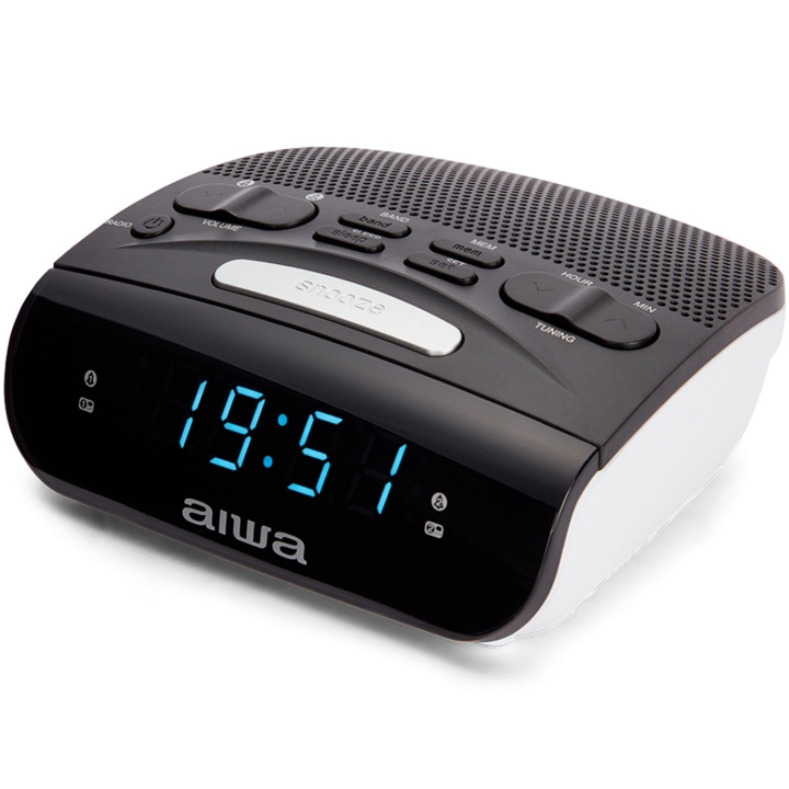 AIWA Klockradio med dubbla alarm in de groep HOME ELECTRONICS / Audio & Beeld / Thuisbioscoop, Hifi en Draagbaar / Radio & Wekkers / Wekkerradio bij TP E-commerce Nordic AB (D13538)