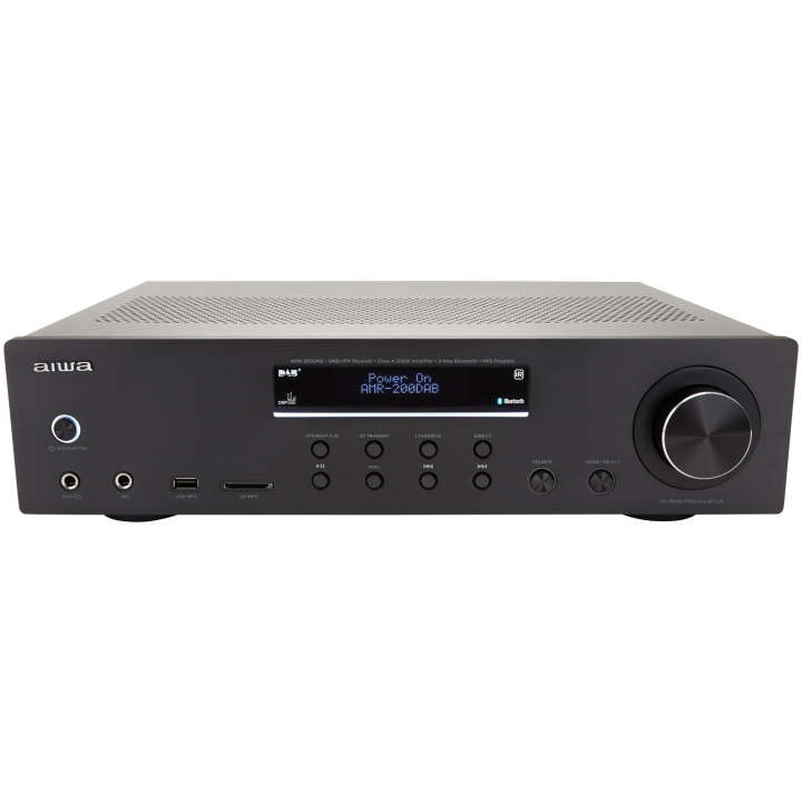 AIWA Stereo-receiver med Bluetooth 2 x 100 Watt RMS @4Ohm in de groep HOME ELECTRONICS / Audio & Beeld / Thuisbioscoop, Hifi en Draagbaar / Versterker & Receiver bij TP E-commerce Nordic AB (D13541)