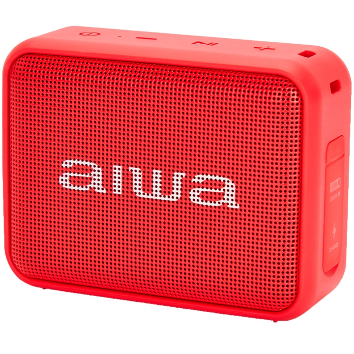 AIWA Bluetooth-högtalare Röd in de groep HOME ELECTRONICS / Audio & Beeld / Luidsprekers & accessoires / Bluetooth-luidsprekers / Draagbare luidsprekers bij TP E-commerce Nordic AB (D13546)