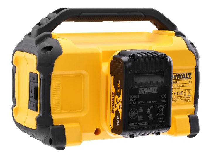 DeWALT DCR011 Speaker Black Yellow in de groep HUISHOUDEN & TUIN / Gereedschap / Overig Elektrisch Gereedschap bij TP E-commerce Nordic AB (D13619)