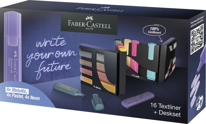 Faber-Castell Markeerstift TL 46 bureauset (16 stuks) (254603) in de groep SPORT, VRIJE TIJD & HOBBY / Hobby / Schilderen & tekenen / Pennen, kleurpotloden en inkt bij TP E-commerce Nordic AB (D13735)