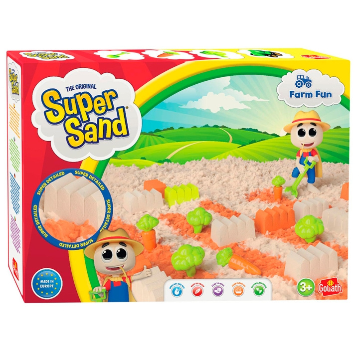 Goliath Super Sand - Plezier op de boerderij (GO18145) in de groep SPEELGOED, KINDER- & BABYPRODUCTEN / Speelgoed / Experimenteren en doe-het-zelf bij TP E-commerce Nordic AB (D13780)