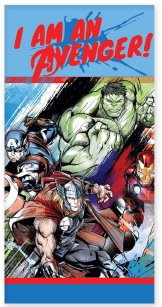 AVENGERS Handdoek - 70x140 cm - AVENGERS (110050) in de groep HUISHOUDEN & TUIN / Badkamer / Handdoeken bij TP E-commerce Nordic AB (D13825)