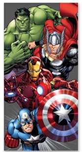 AVENGERS Handdoek - 70x140 cm - AVENGERS (110051) in de groep HUISHOUDEN & TUIN / Badkamer / Handdoeken bij TP E-commerce Nordic AB (D13826)