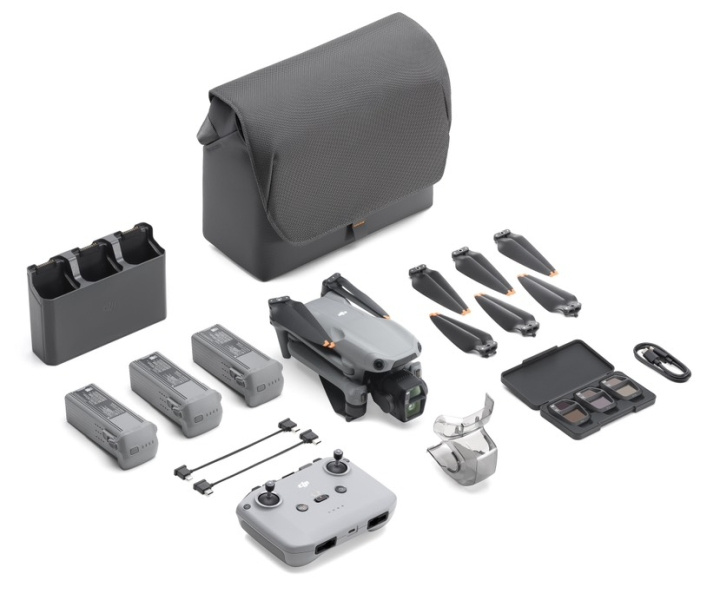 DJI Air 3S Fly More Combo (DJI RC-N3) - Drone in de groep SPEELGOED, KINDER- & BABYPRODUCTEN / Op afstand bestuurbaar / Drones bij TP E-commerce Nordic AB (D13828)