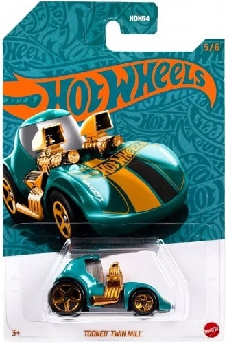 Hot Wheels 56e jubileumeditie in groen en koper - Twin Mill in de groep SPEELGOED, KINDER- & BABYPRODUCTEN / Speelgoed / Speelset bij TP E-commerce Nordic AB (D13836)