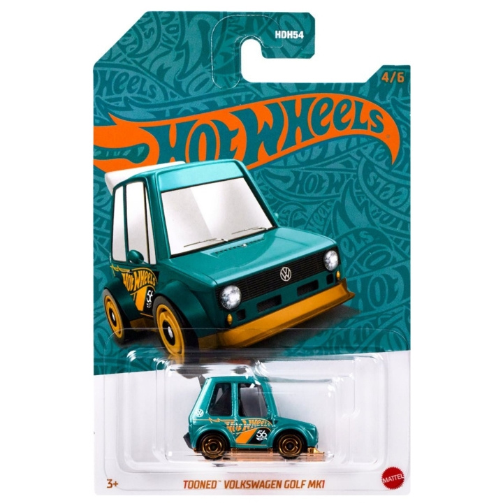 Hot Wheels 56e jubileumeditie in groen en koper - Golf MKI in de groep SPEELGOED, KINDER- & BABYPRODUCTEN / Speelgoed / Speelgoedauto\'s bij TP E-commerce Nordic AB (D13837)