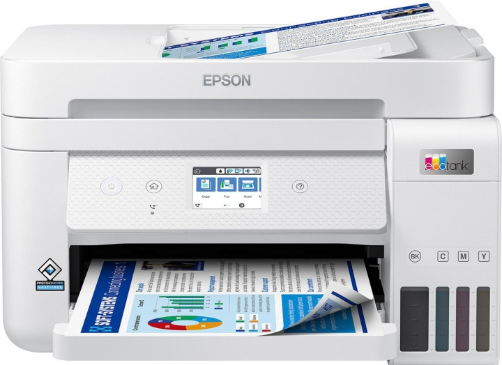 Epson EcoTank ET-4856 Witte Multifunctionele printer in de groep COMPUTERS & RANDAPPARATUUR / Printers & Accessoires / Printers / 3D-printer en Accessoires / Skrivare bij TP E-commerce Nordic AB (D13881)