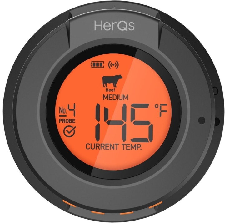 HerQs - Aangesloten digitale koepelthermometer in de groep HUISHOUDEN & TUIN / Keukengerei / Braadthermometers bij TP E-commerce Nordic AB (D13897)