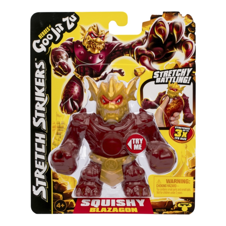 Goo Jit Zu Stretch Strikers - Drakenridder Blazagon (42780) in de groep SPORT, VRIJE TIJD & HOBBY / Hobby / Kunststof modellen / Figuren bij TP E-commerce Nordic AB (D13947)