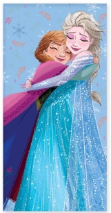 Disney Frozen Handdoek - 70x140 cm - Frozen (110054) in de groep HUISHOUDEN & TUIN / Badkamer / Handdoeken bij TP E-commerce Nordic AB (D13970)