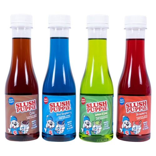 Fizz Creations SLUSH PUPPiE Suikervrij 4 Pak Siroop - 180ml in de groep HUISHOUDEN & TUIN / Keukengerei / Wijn- & Drankaccessoires bij TP E-commerce Nordic AB (D14003)